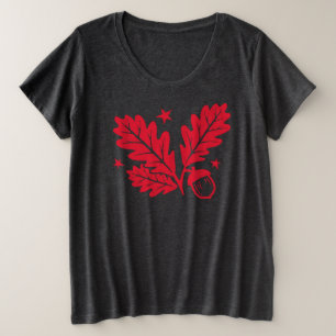 Oak Leaves and Acorn, It's Fall Plus Size T-Shirt