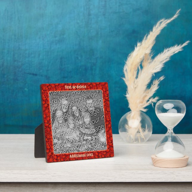 Oak Leaves Nature Art Create Your Own Photo  Plaque (Insitu)