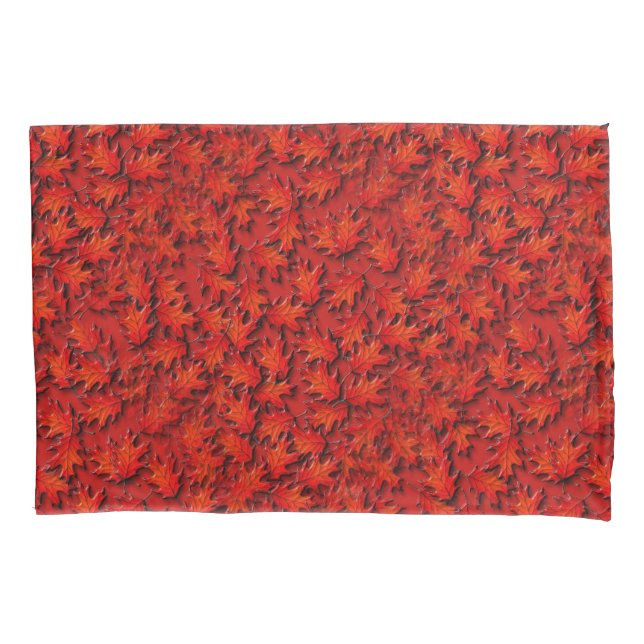 Oak Leaves Nature Art Pattern      Pillowcase (Front)