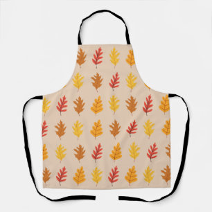 Oak Leaves Pattern Apron