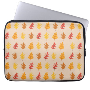 Oak Leaves Pattern Laptop Sleeve