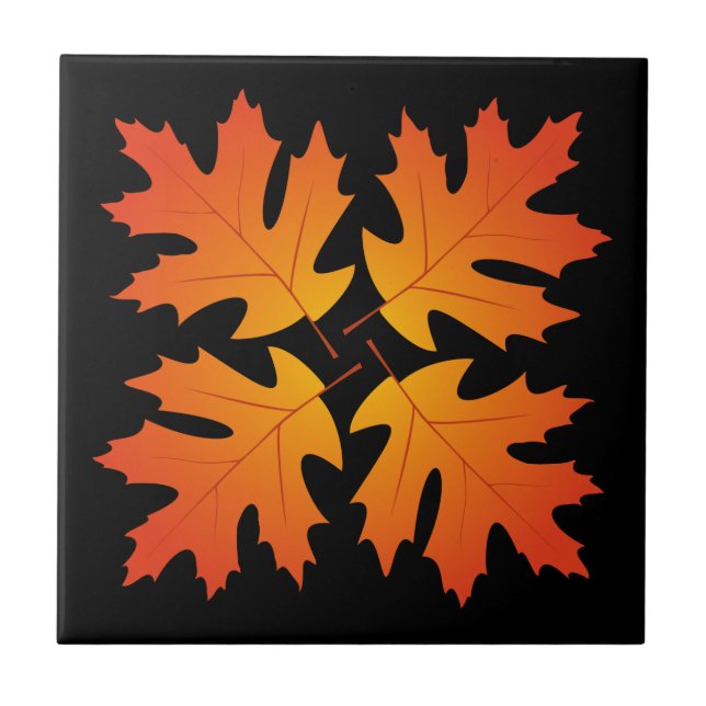Oak Leaves Tile (Front)