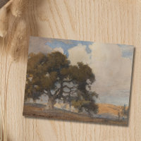 Oak Tree (1910) – Majestic Vintage Watercolor