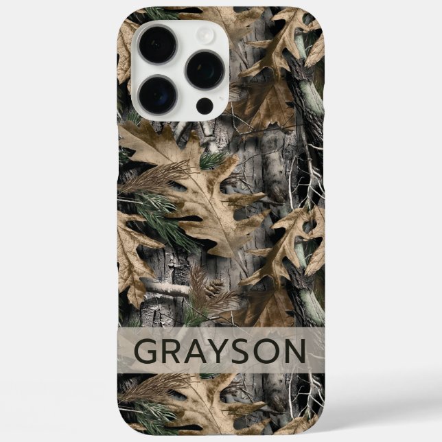 Oak Tree Camouflage Personalised Case-Mate iPhone Case (Back)