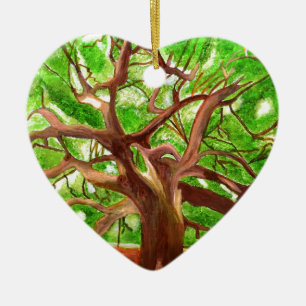 Oak Tree Ceramic Tree Decoration