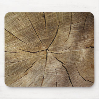 Oak Tree Cross Section Mouse Mat