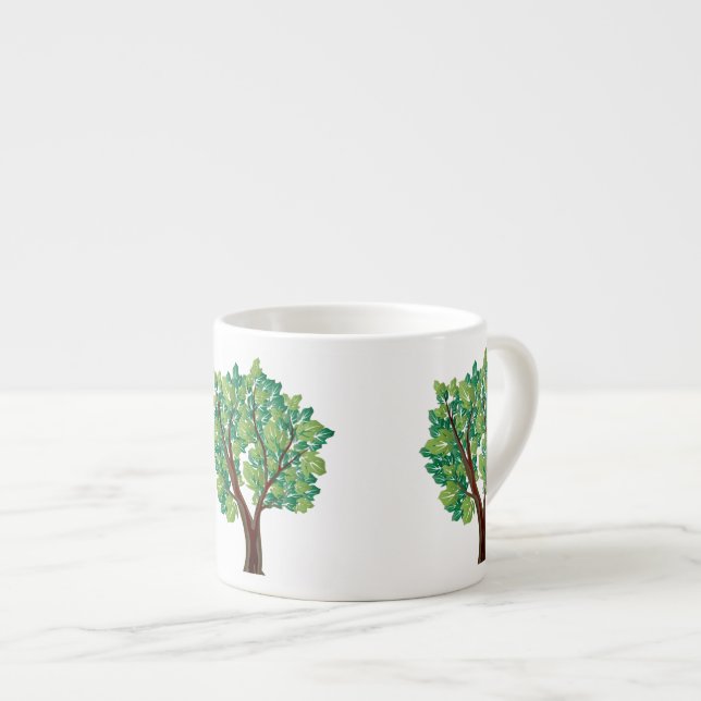 Oak Tree Espresso Cup (Front Right)
