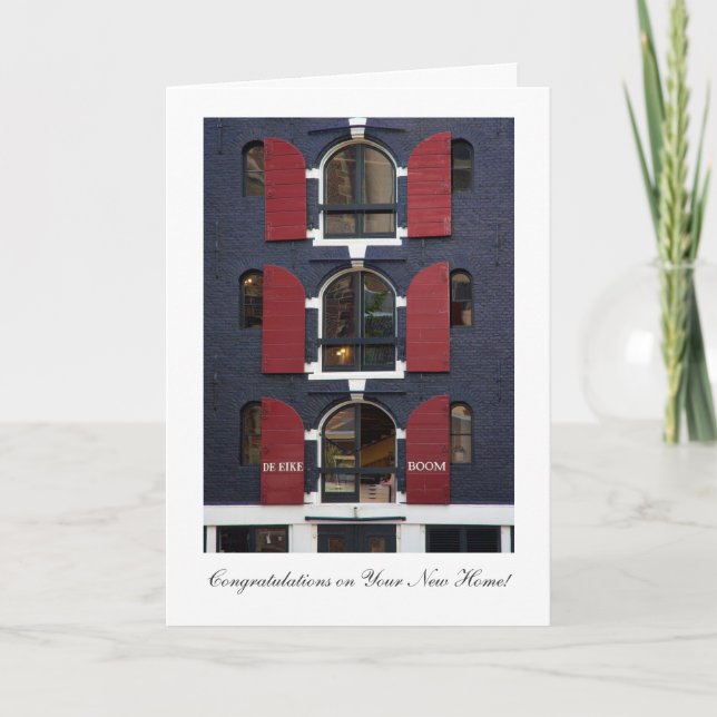 Oak Tree Eyes - Congratulations on New Home Card (Front)