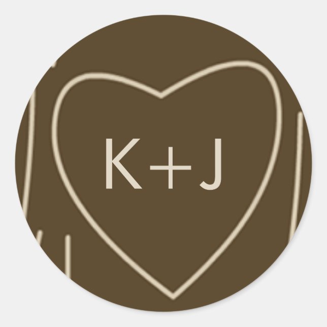 Oak Tree Favour Sticker (Front)