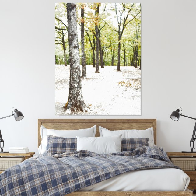 Oak Tree Forest Nature Landscape Canvas Print (Insitu(Bedroom))