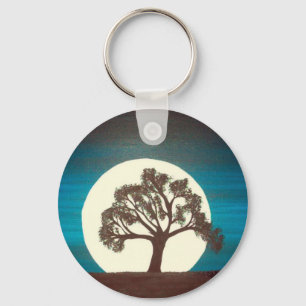 Oak Tree Key Ring