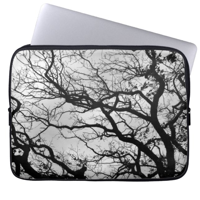 Oak Tree Landscape Laptop Sleeve (Front)
