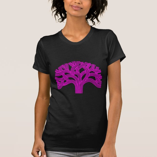 Oak tree Oakland pink T-Shirt (Front)