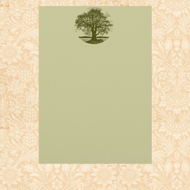 Oak Tree Stationary Stationery (Creator Uploaded)