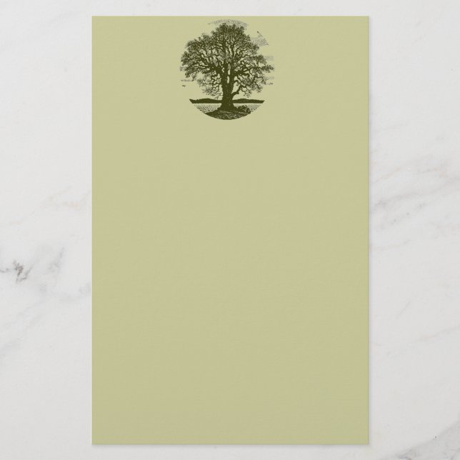 Oak Tree Stationary Stationery (Front)