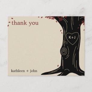 Oak Tree Thank You Card