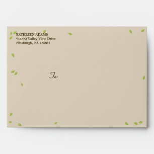 Oak Tree Wedding - A7 Envelope