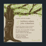Oak Tree Wedding Invitation<br><div class="desc">Featuring a beautiful oak tree symbolising your strong and everlasting love,  this Oak Tree wedding collection will charm your friends and family and get them ready to celebrate your romantic celebration. Matching components available at berryberrysweet.com 

 Matching thank you card:</div>