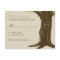 Oak Tree Wedding RSVP Postcard