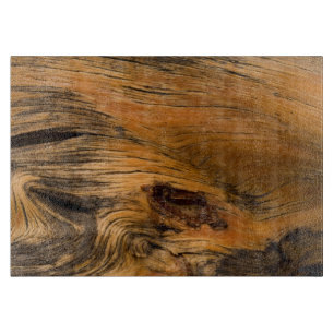 Oak Wood Decorative Glass Cutting Board