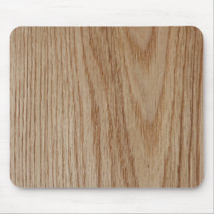 Oak Wood Grain Look Mouse Pad