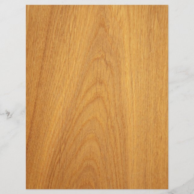 Oak wood grain scrapbook craft paper (Front)