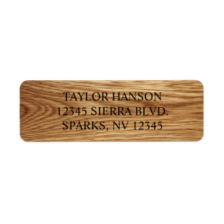 Oak Wood Image Logo Black Text