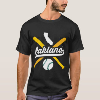 Oakland Baseball Vintage California Pride Love Cit T-Shirt