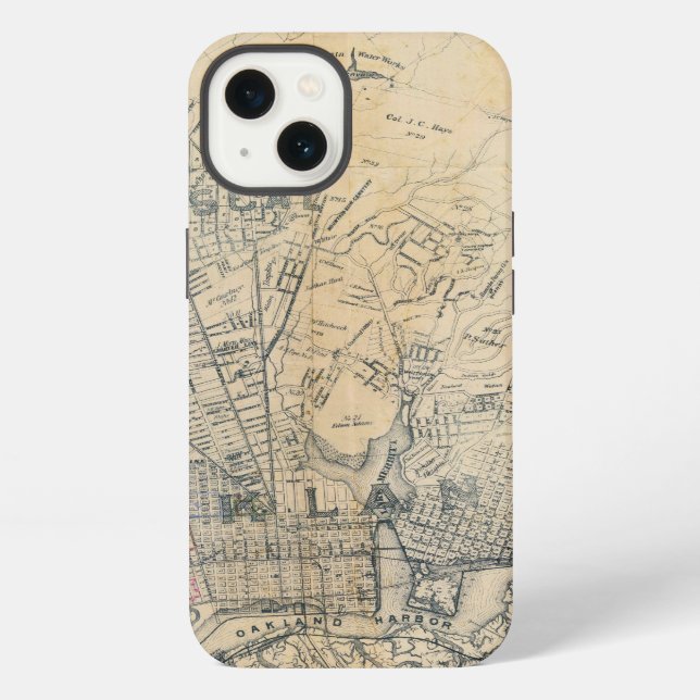 Oakland, Berkeley, Alameda iPhone Case (Back)