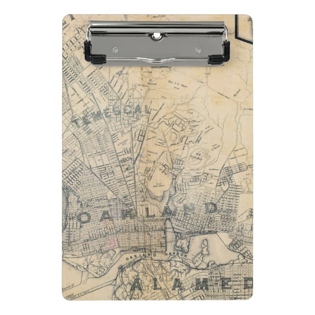 Oakland, Berkeley, Alameda Mini Clipboard (Front)