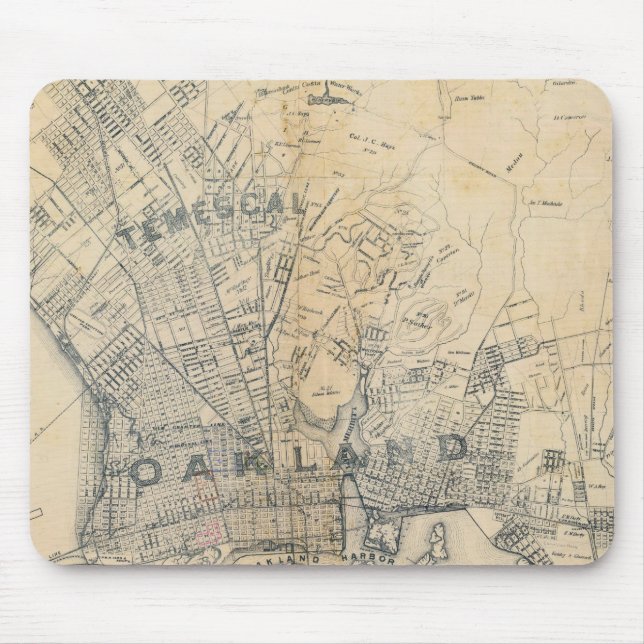 Oakland, Berkeley, Alameda Mouse Pad (Front)