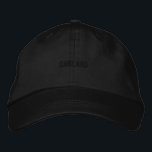 Oakland Black on Black Dad Hat<br><div class="desc">Oakland Black on Black Dad Hat</div>