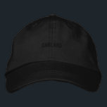 Oakland Black on Black Dad Hat<br><div class="desc">Oakland Black on Black Dad Hat</div>