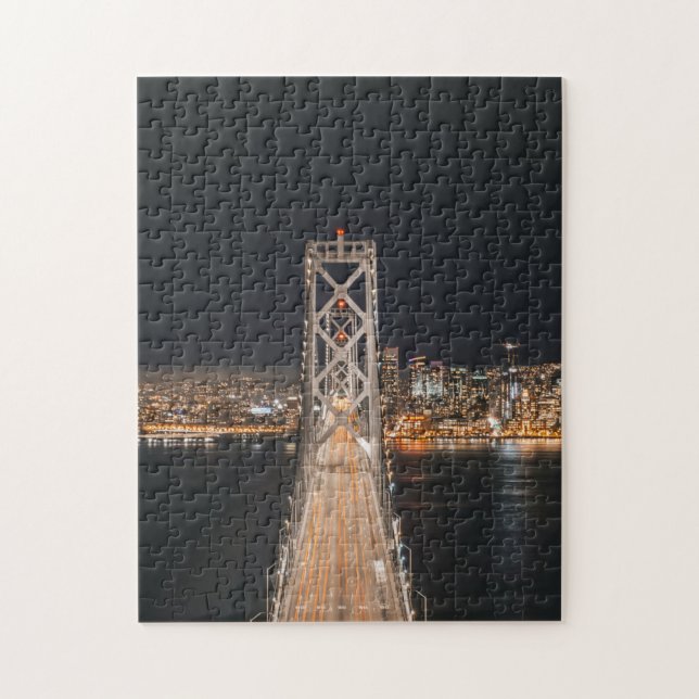 Oakland Bridge in San Francisco  Jigsaw Puzzle (Vertical)