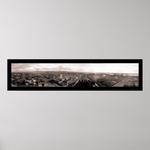 Oakland CA Birdseye Photo 1907 Poster
