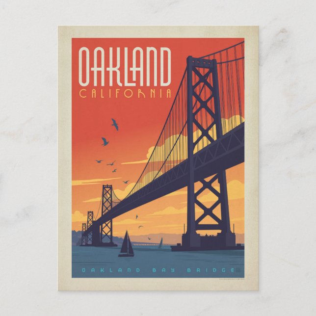 Oakland, CA Postcard (Front)