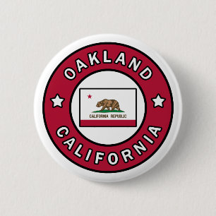 Oakland California 6 Cm Round Badge