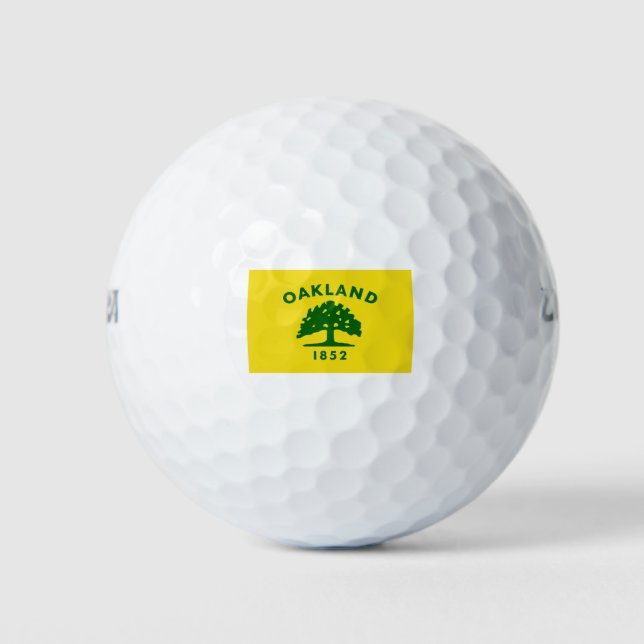 Oakland Calofornia Golf Balls (Front)