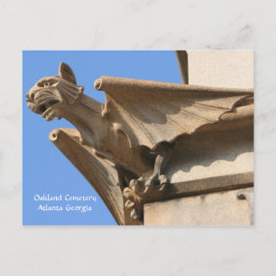 Oakland Cemetery, Atlanta GA, Postcard
