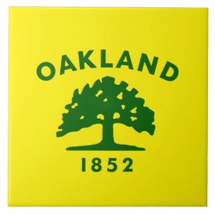 Oakland city flag tile