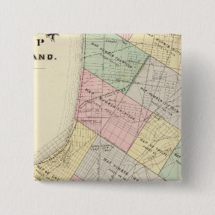 Oakland index map 15 cm square badge