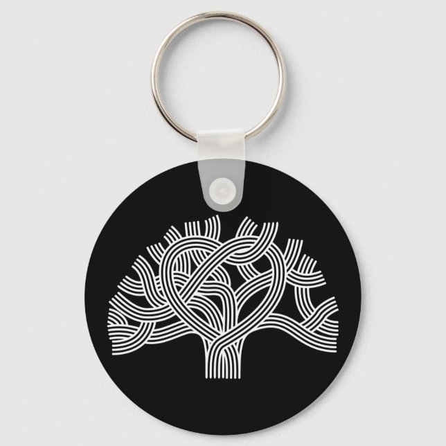 Oakland Love Tree Key Ring (Front)