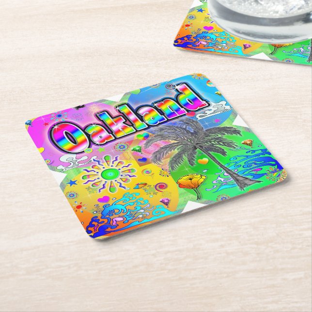 Oakland Quadro Seasons Coaster (Angled)