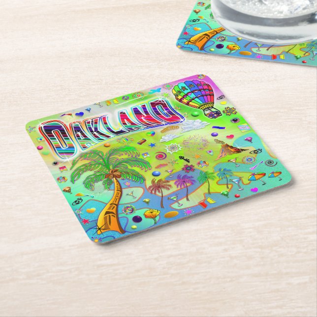 Oakland Timeless Melody Coaster (Angled)