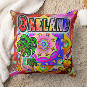 Oakland Tropical Friends Pillow