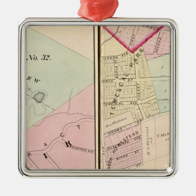 Oakland, vicinity 1112 metal tree decoration (Front)