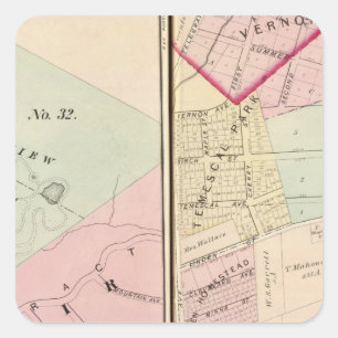 Oakland, vicinity 1112 square sticker