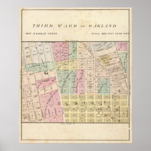 Oakland, vicinity 3 poster