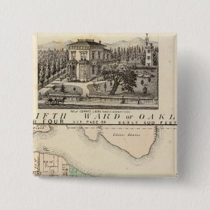 Oakland, vicinity 4 15 cm square badge