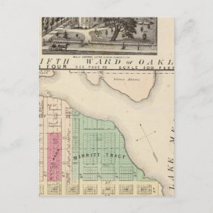 Oakland, vicinity 4 postcard